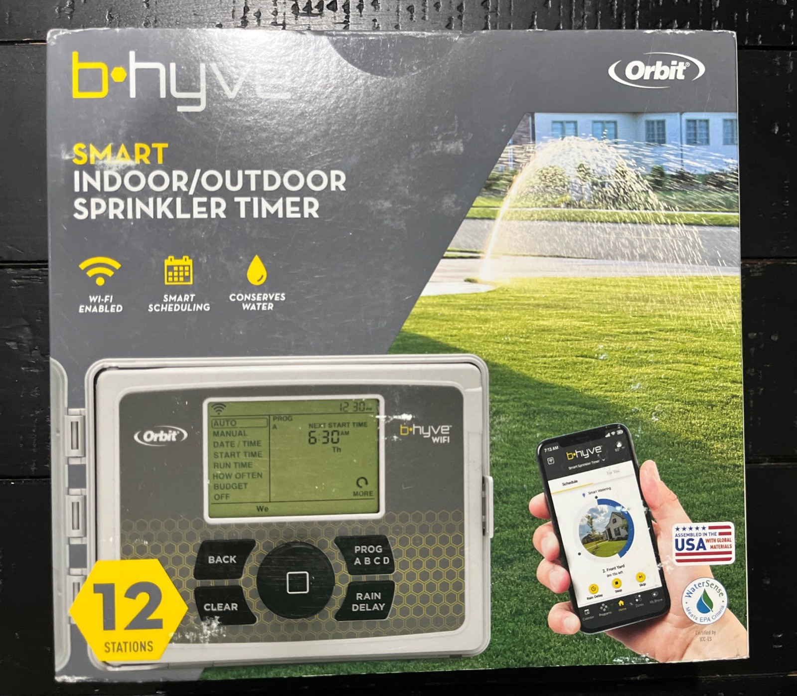 Bhyve Smart Indoor/ outdoor Sprinkler Controller Timer by Orbit-Stations:12