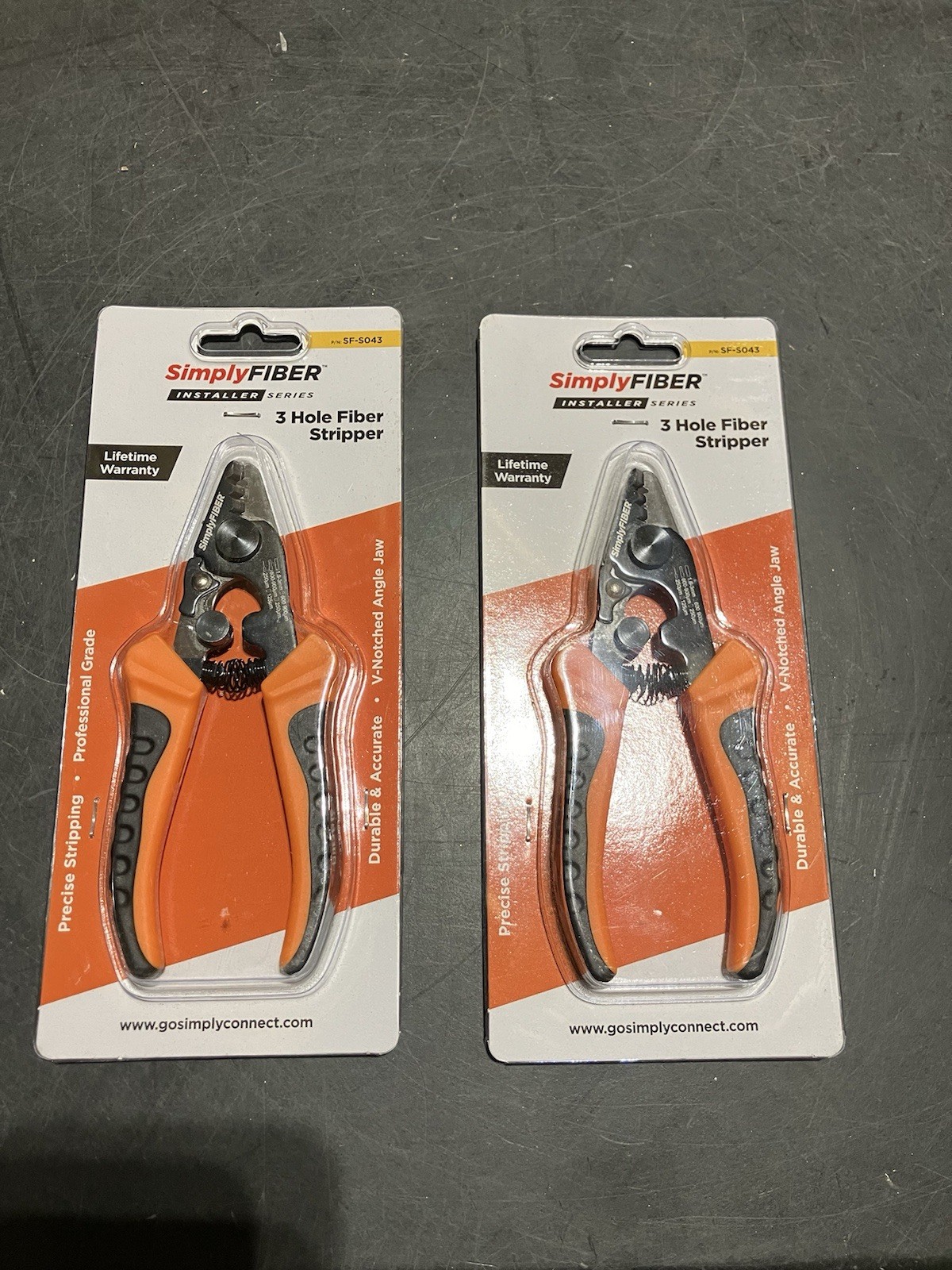 GoSimply Connect SF-S043 6" Three Hole Fiber Stripper ( Lot of 2 )
