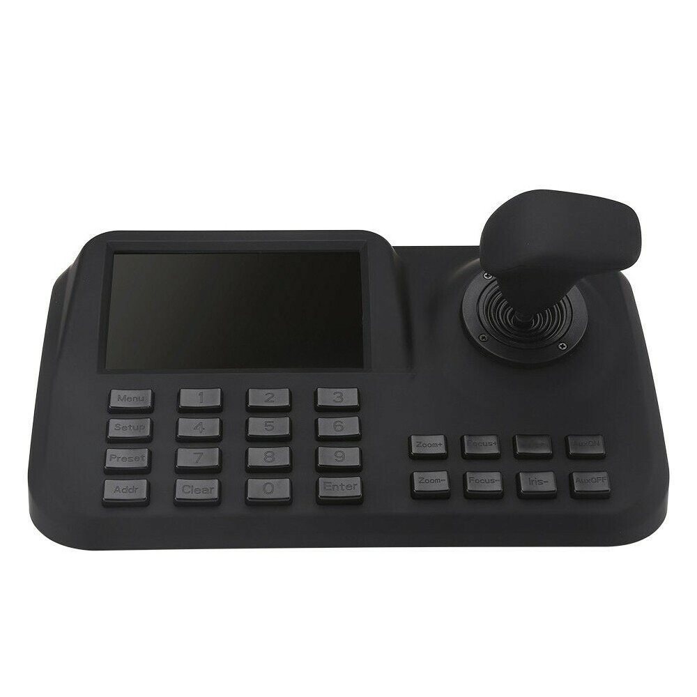 3D IP PTZ Controller CCTV Keyboard Joystick with 5" HD LED Display