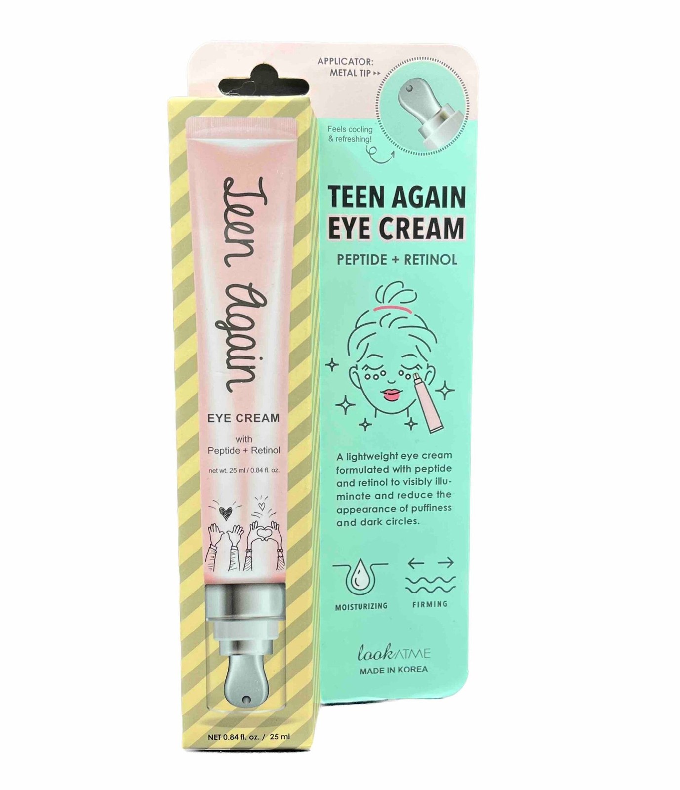 Look At Me Teen Again Peptide and Retinol Eye Cream for Moisturizing and Firm...