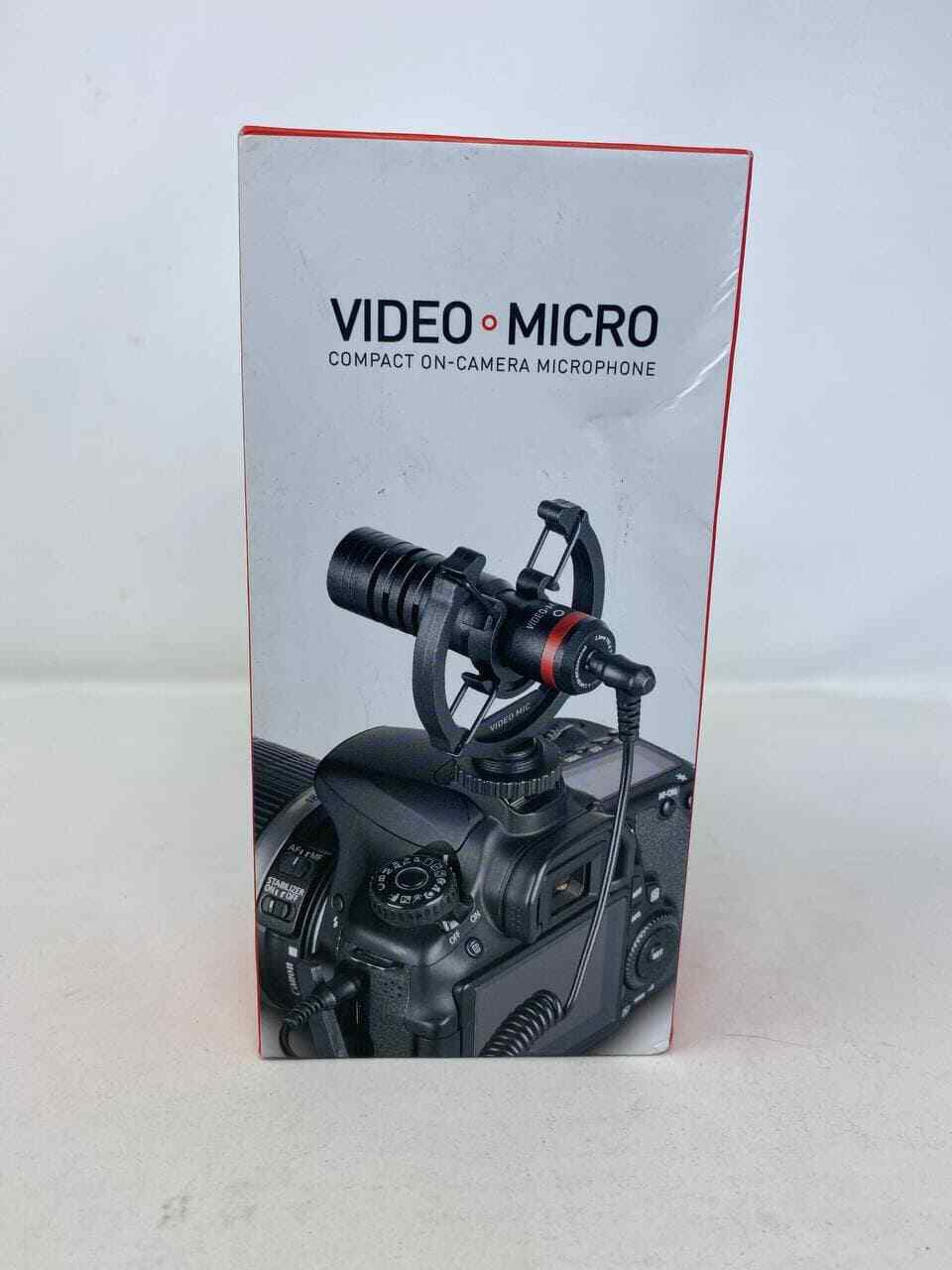 Video Blog Microphone Compact Micro with Integrated Shock Mount For DSLR / Phone