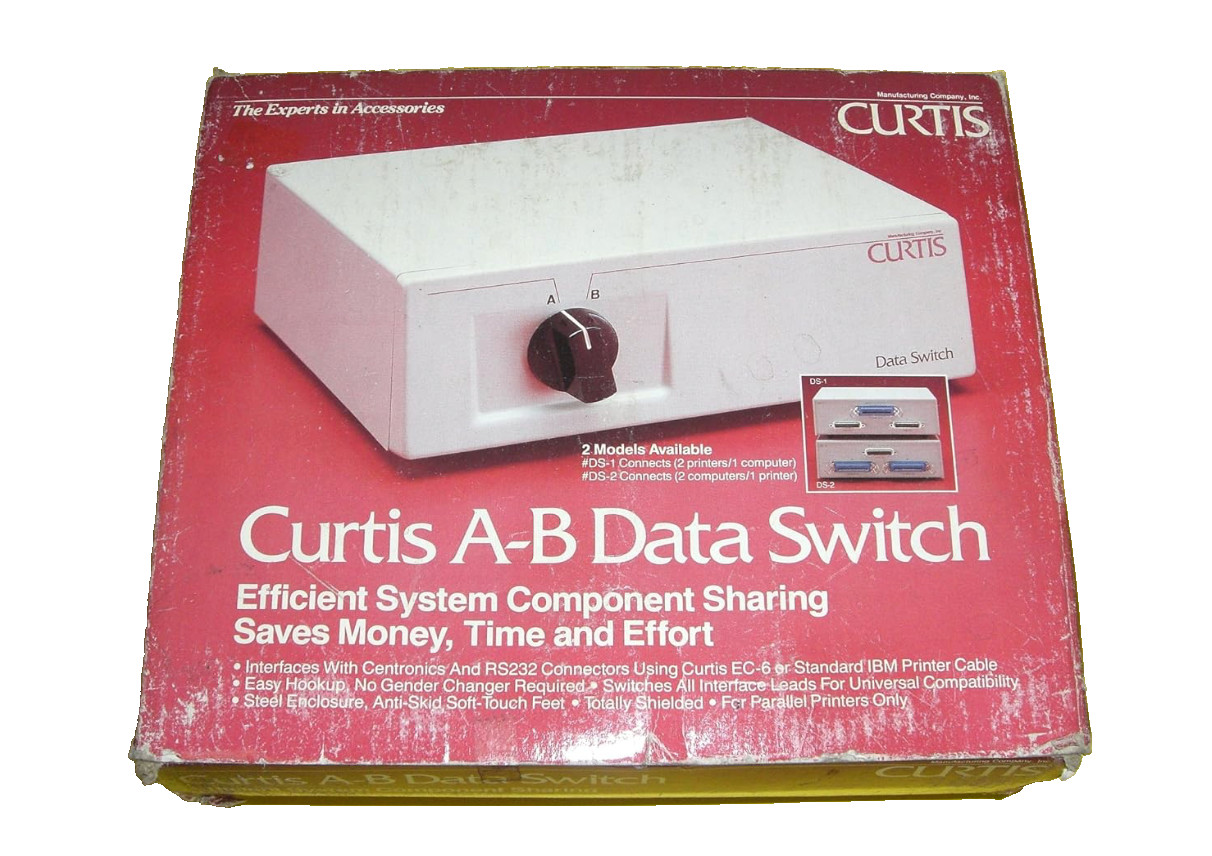 Curtis A-B Data Switch  DS 1