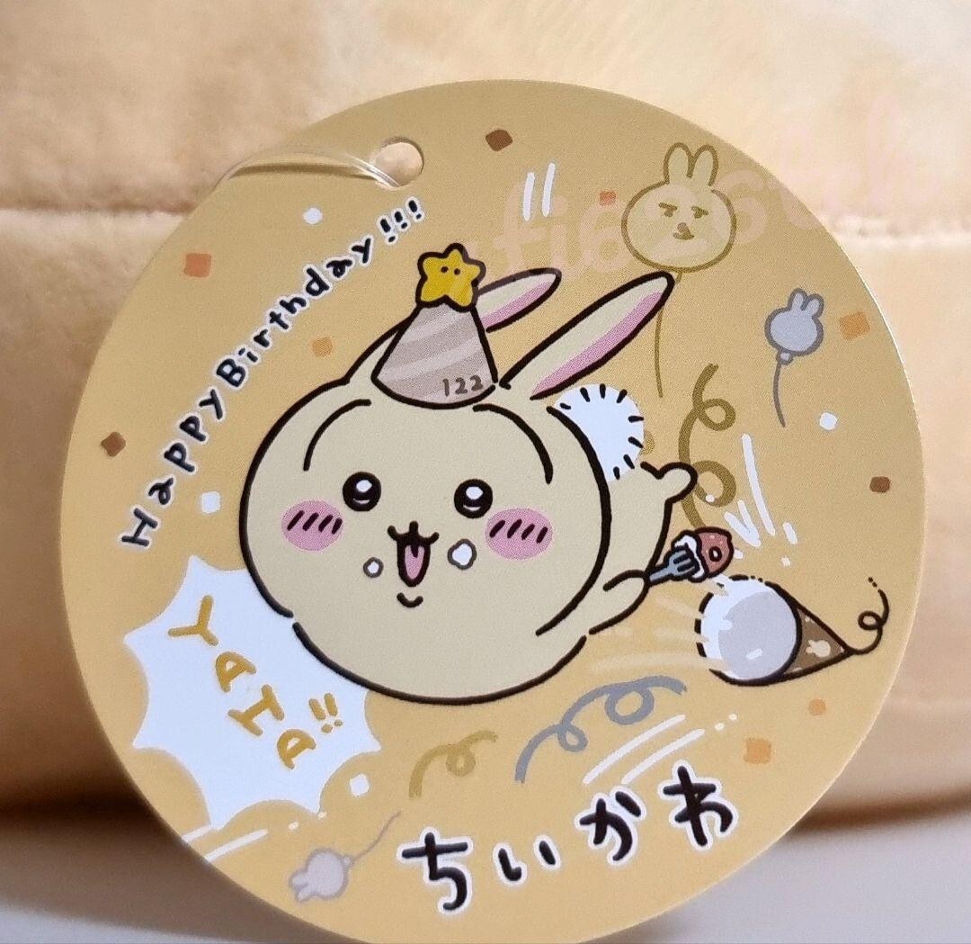 Usagi Birthday Plush Toy Extra Large Big [Chiikawa] 30cm