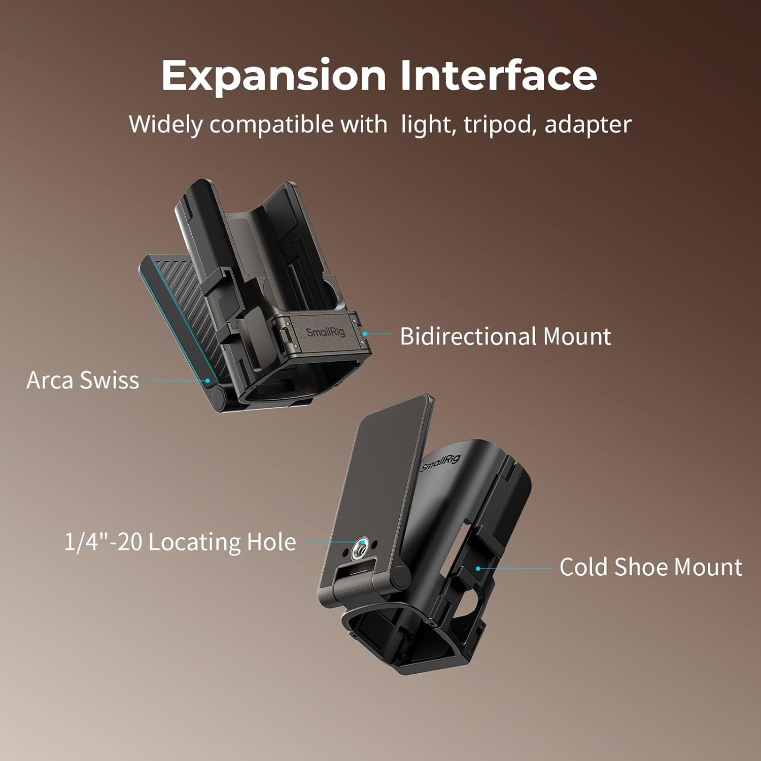 SmallRig Attachable Backplate Support for DJI Osmo Pocket 4P / 4 6009