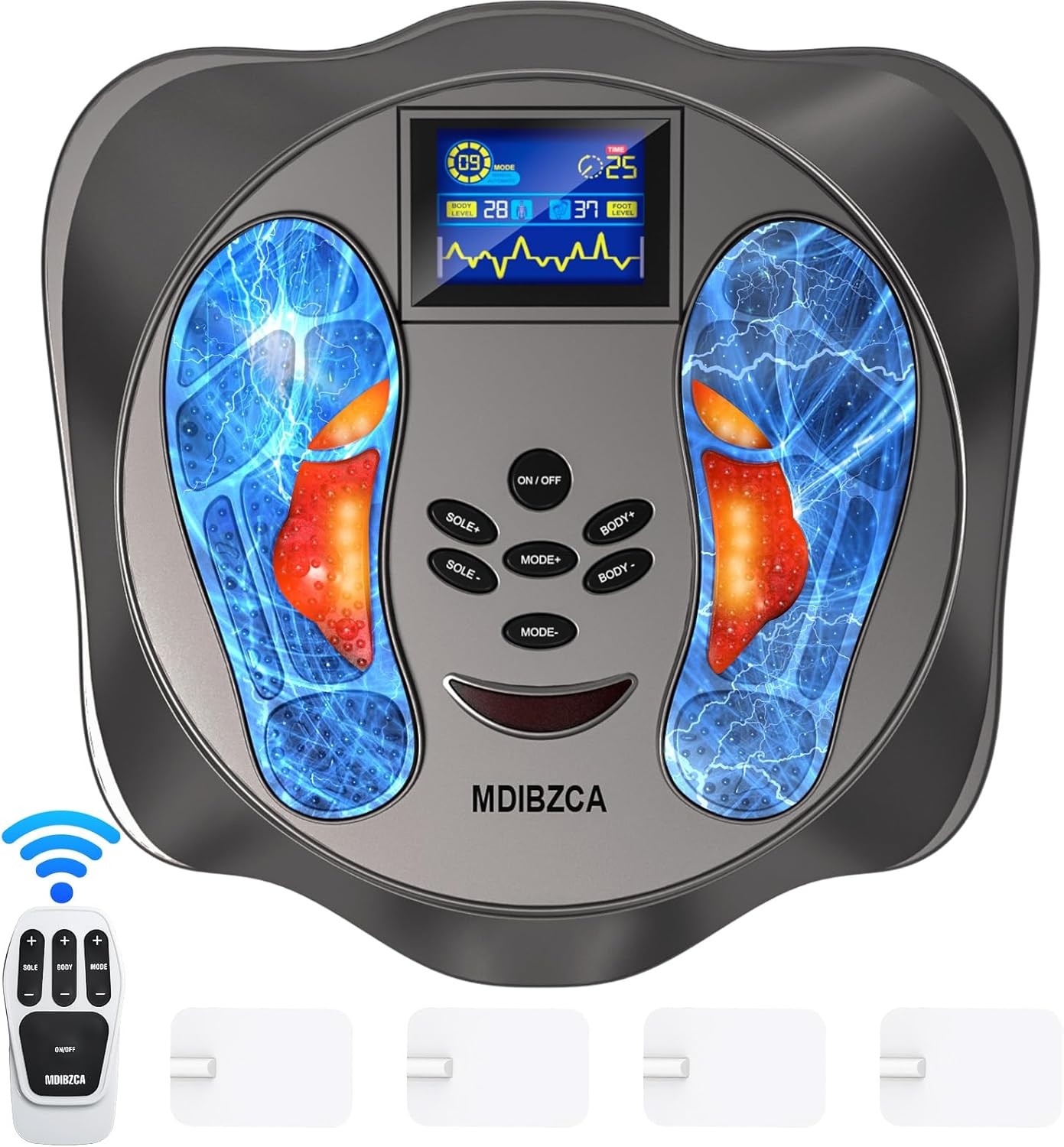 Electric Foot Stimulator, EMS & TENS Massager for Neuropathy, Electric...