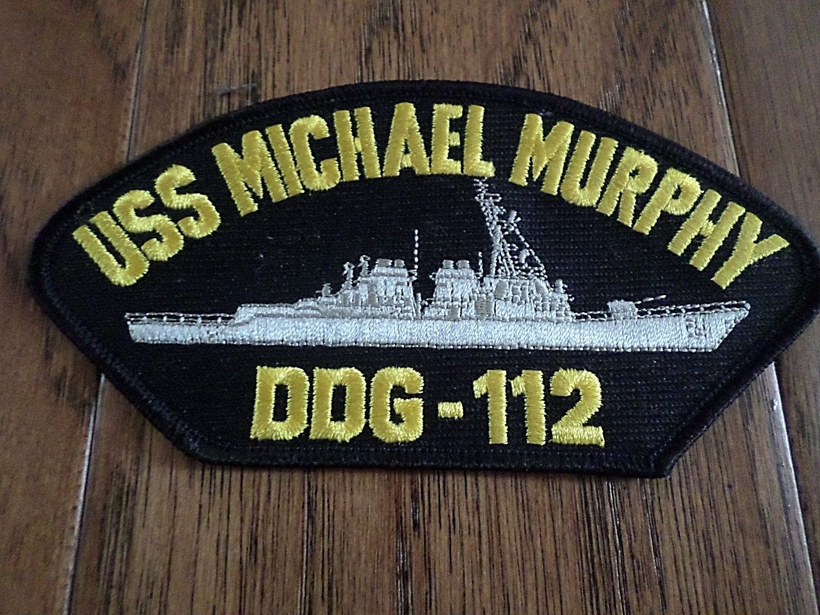 USS MICHAEL MURPHY DDG-112 U.S NAVY SHIP HAT PATCH U.S.A MADE HEAT TRANSFER