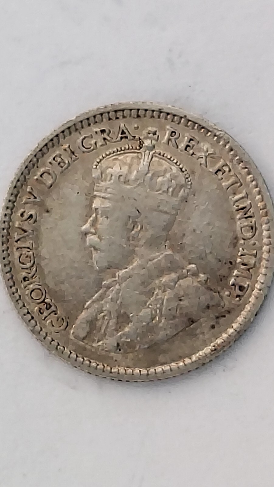 1912 Canada 5 Cent Silver, George V (#3)