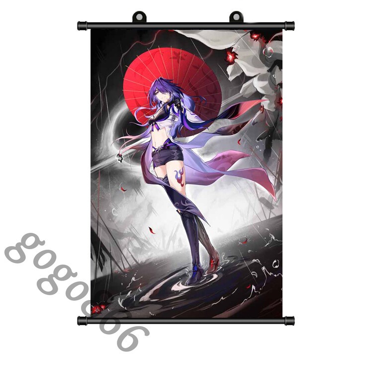 Poster Honkai: Star Rail Anime Acheron Cloth Mural Hang A Picture Adorn Picture