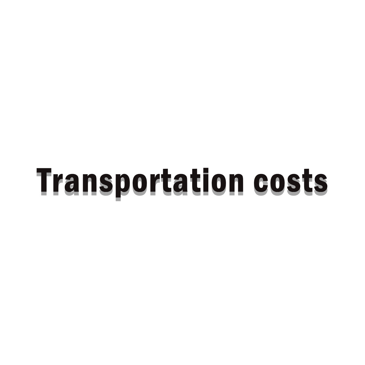 Transportation costs #5