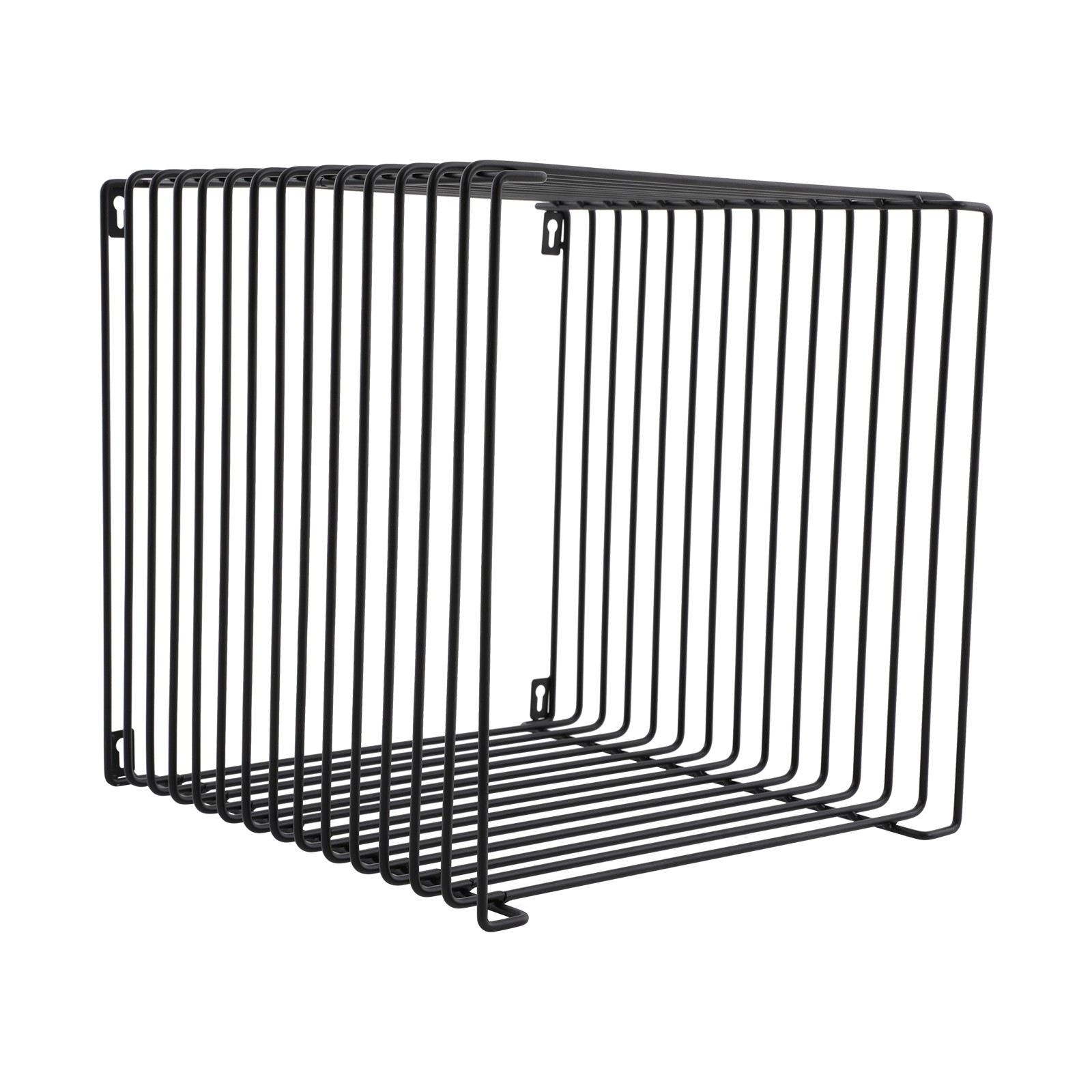 Modern Square Side Table Iron Multi-Purpose Side Table Black Cage End Table NEW
