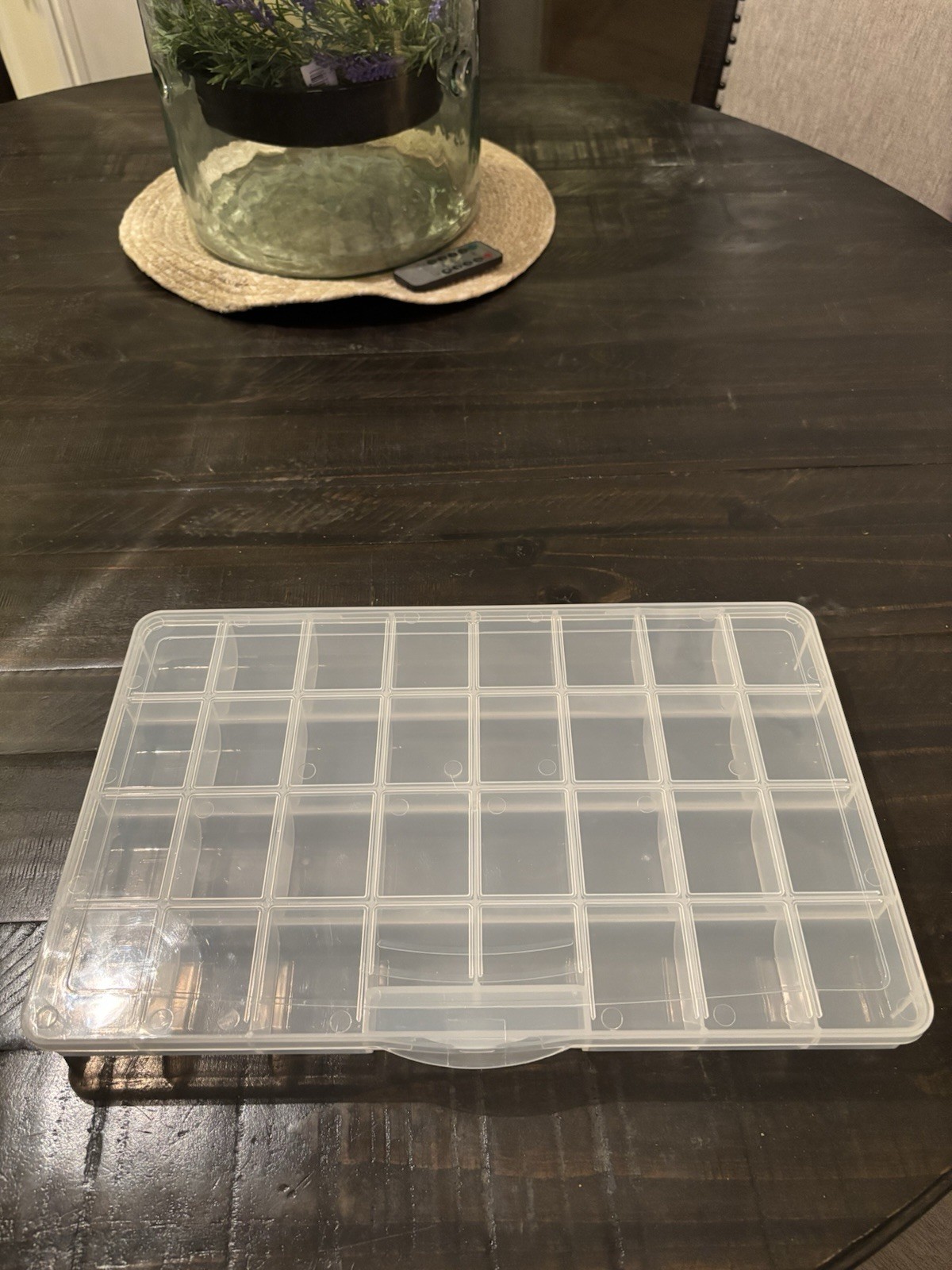 Set of 2:  32 Compartment Plastic Storage Box For Beads, Small Items