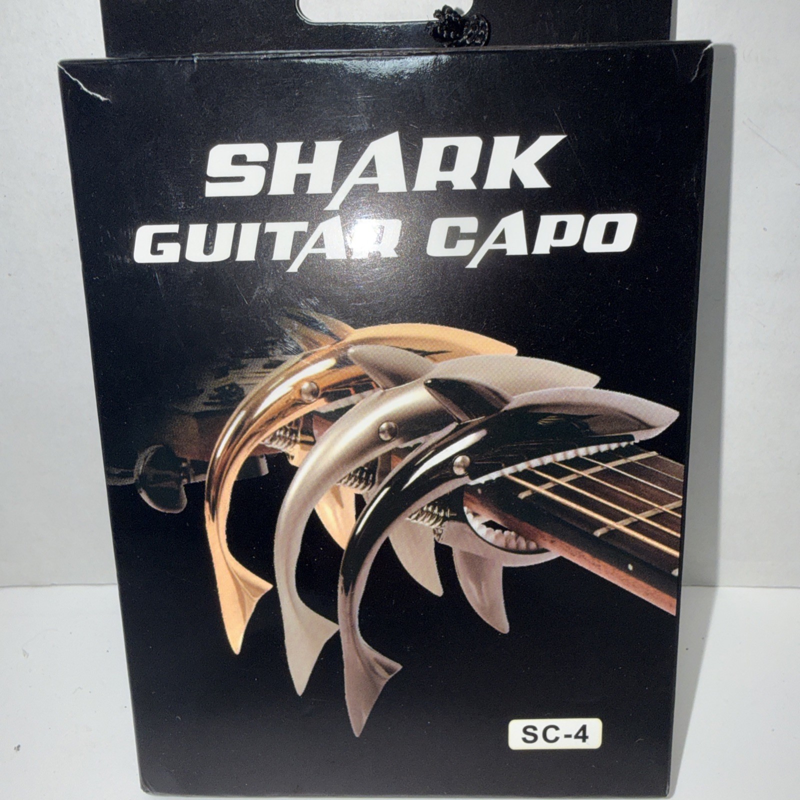 Guitar Capo Shark Capo for Acoustic and Electric Guitar Zinc Alloy Silicone Pads