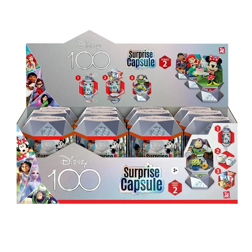 YuMe Official Disney 100 Surprise Mystery Capsule Series 2 (One Capsule) New