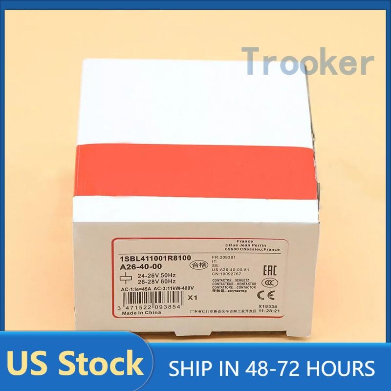 1PC New A26-40-00 220-230V 50Hz Contactor 1SBL241201R8000 US Free TAX