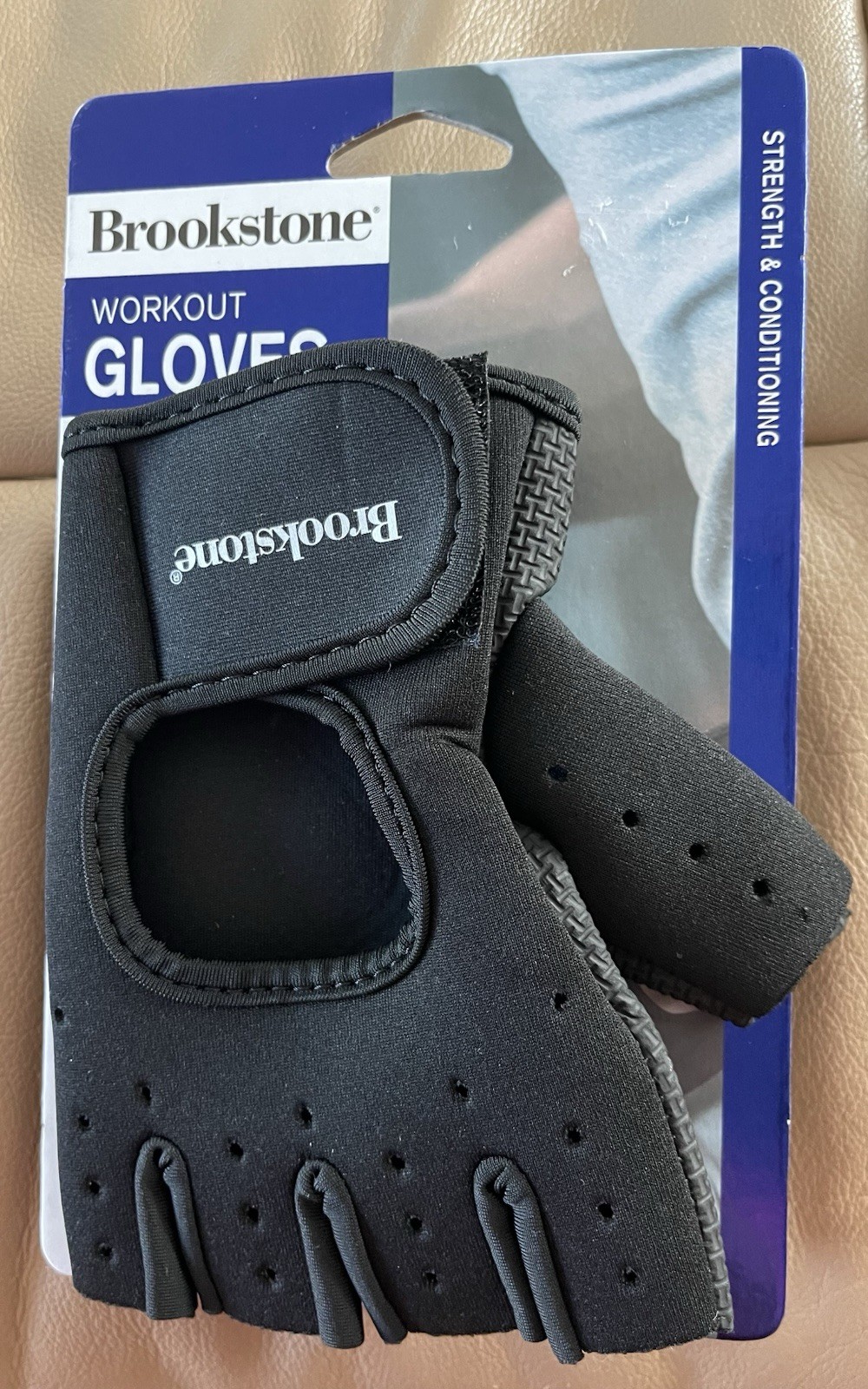 Brookstone Workout-Bike-Fishing-Multi-Sports Neoprene Glove-Men M/L: 7.5-8.5"