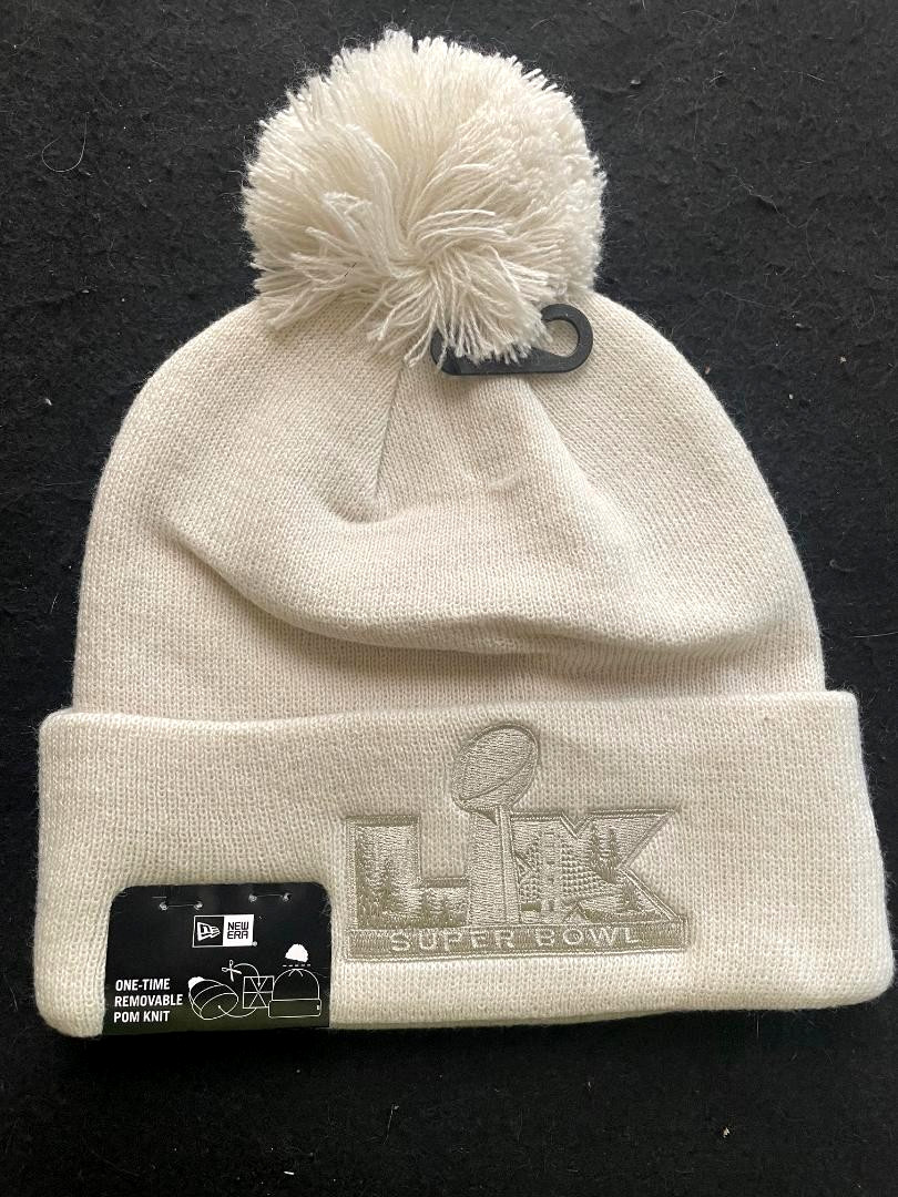 2026 NFL Super Bowl 60 Bay Area Seahawks Patriots New Era Beanie w Removable Pom