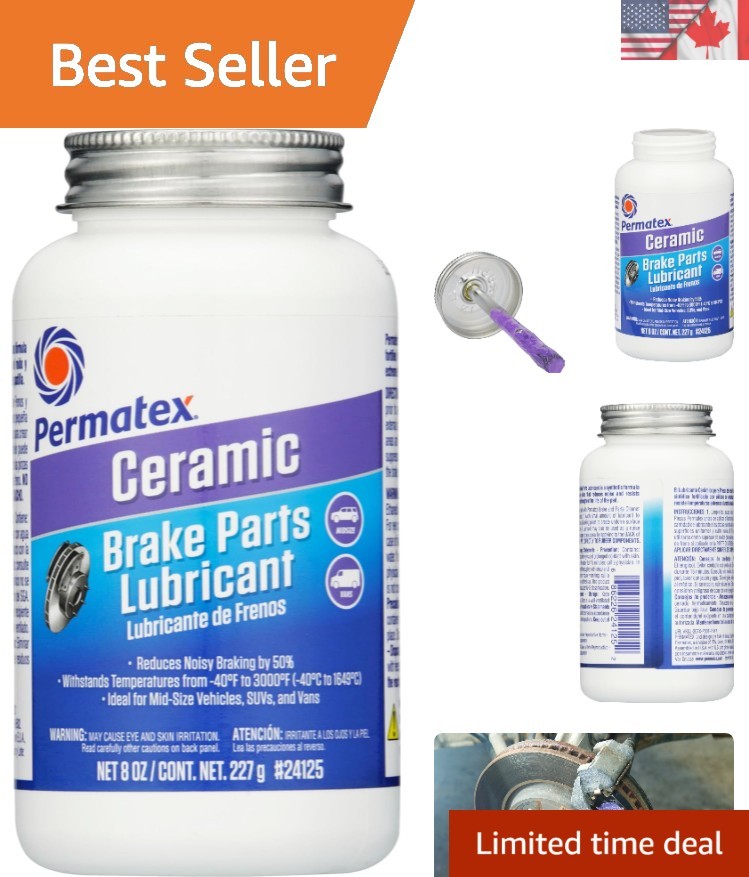 Ceramic Extreme Brake Parts Lubricant 8 oz - High-Performance Formula for Safety