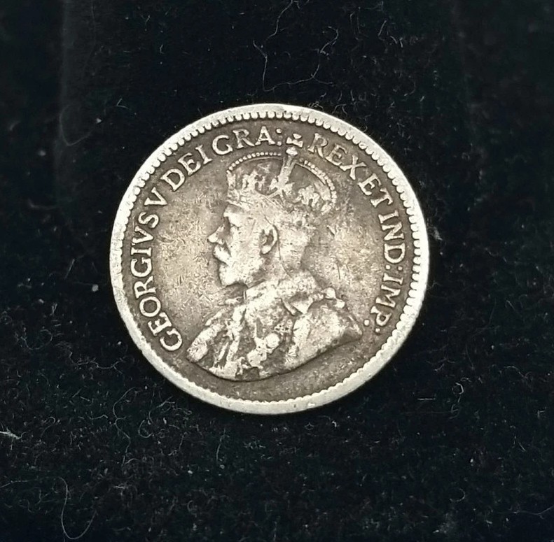 1914 Canada 5 Cents George V #21700