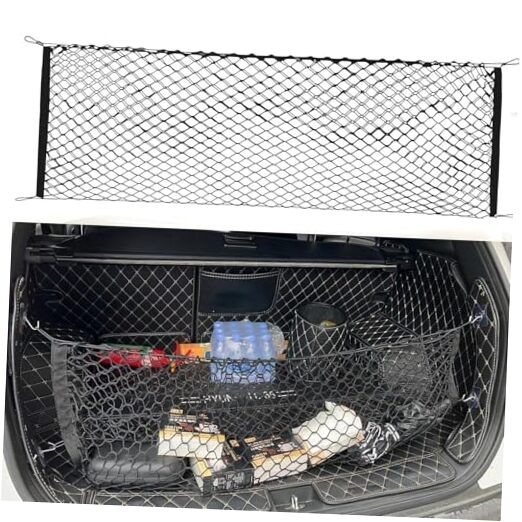 Envelope Style Trunk Cargo Net Compatible with 2015 to 2020 2021 2022 2023