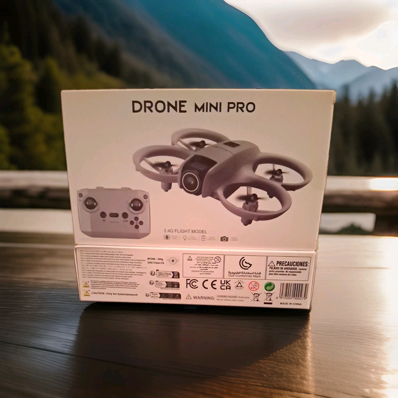 Drone Mini Pro Ready-to-Fly Drone 2.4G Camera w/ Remote, 80m Range, 7min