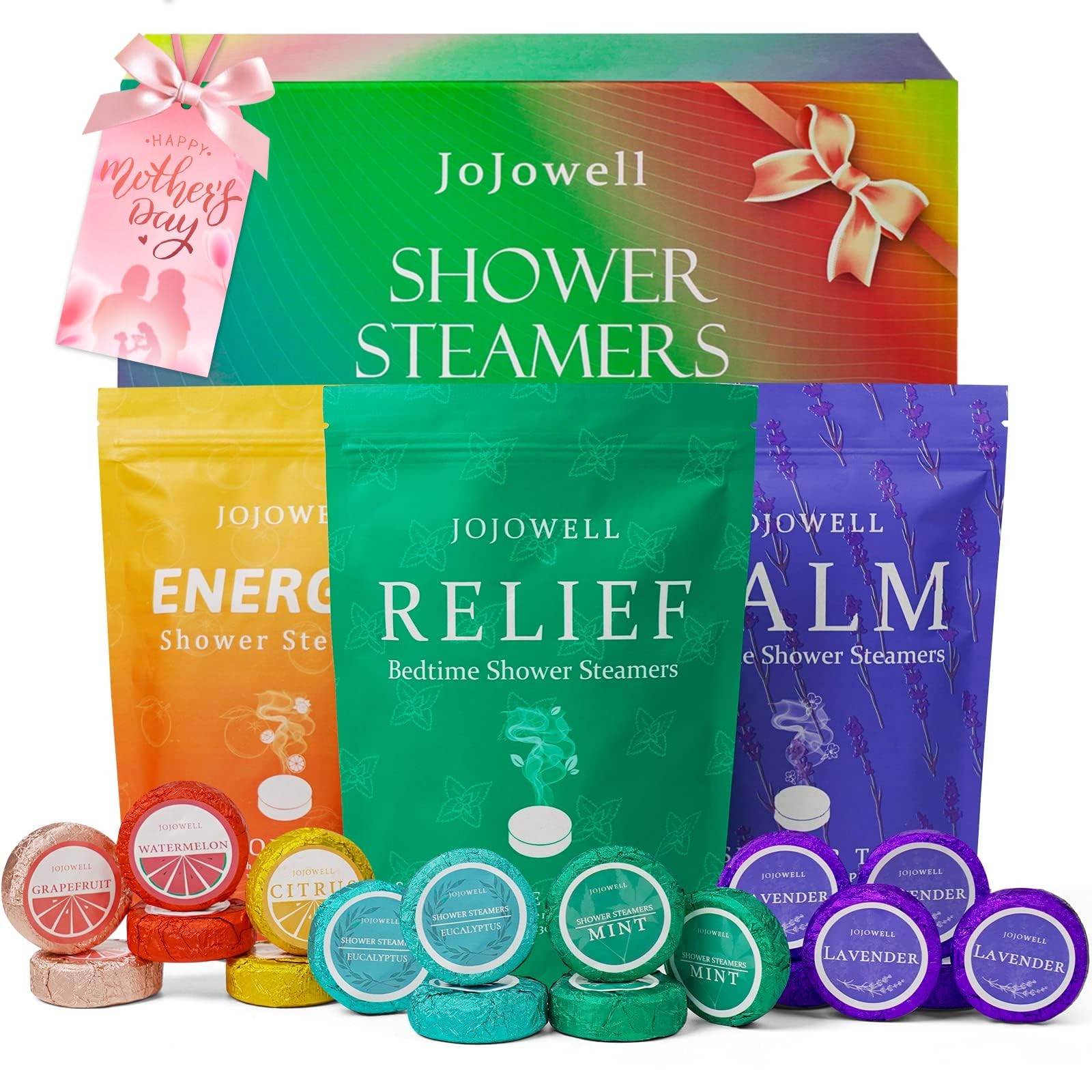 JoJowell Shower Steamers Aromatherapy  18 Pack Birthday Gifts for Women Men, ...