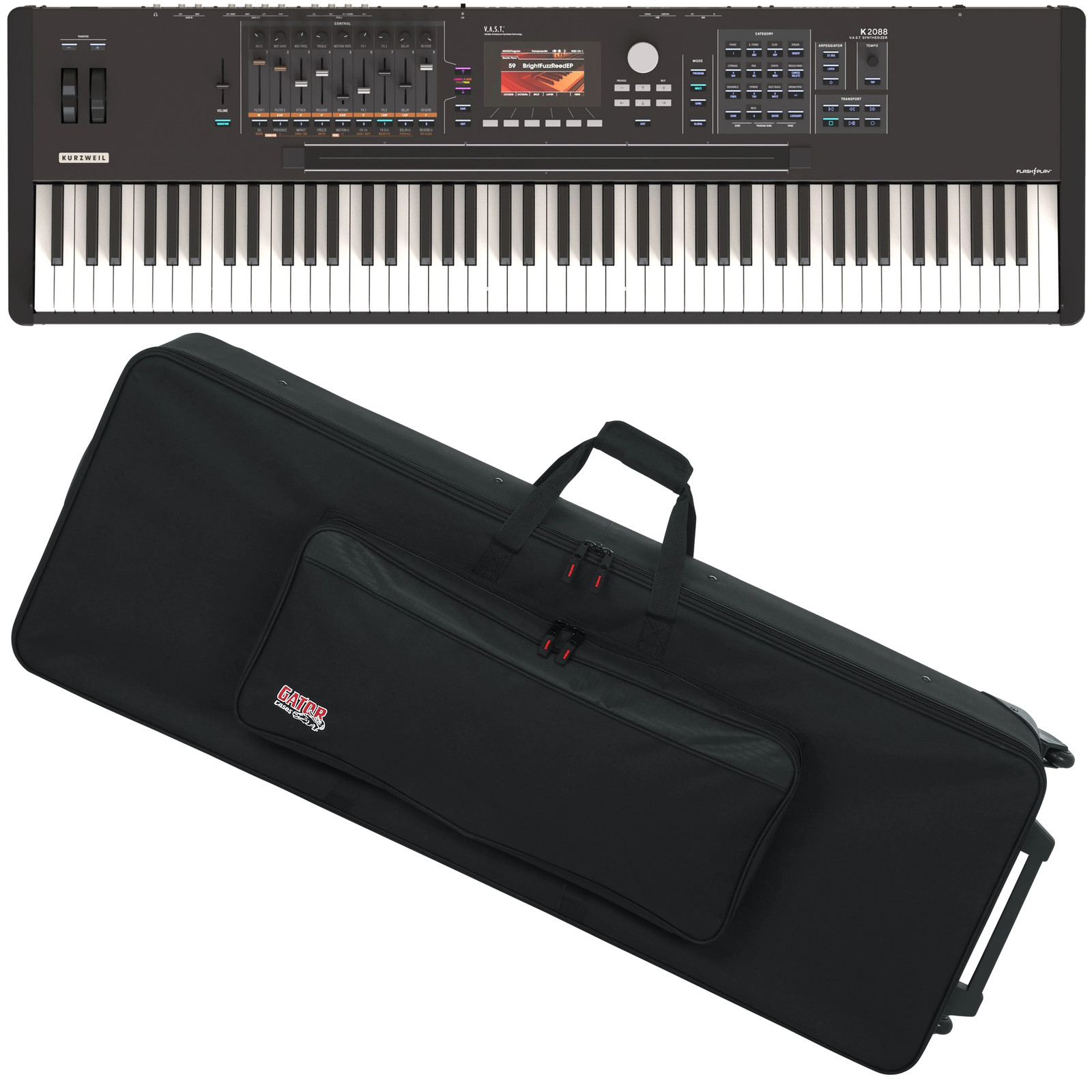 Kurzweil K2088 Synthesizer Workstation CARRY BAG KIT