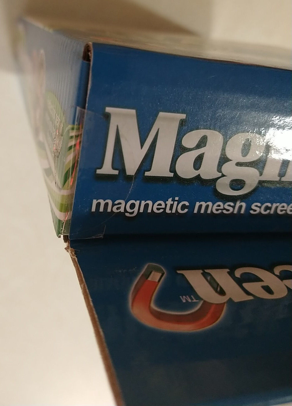 MAGNA SCREEN Magnetic Mesh Screen Door NEW in box