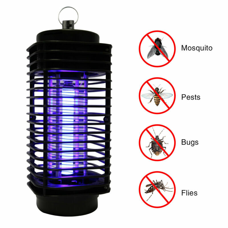 Electric Mosquito Fly Bug Insect Killer Zapper Light UV LED Trap Pest Control