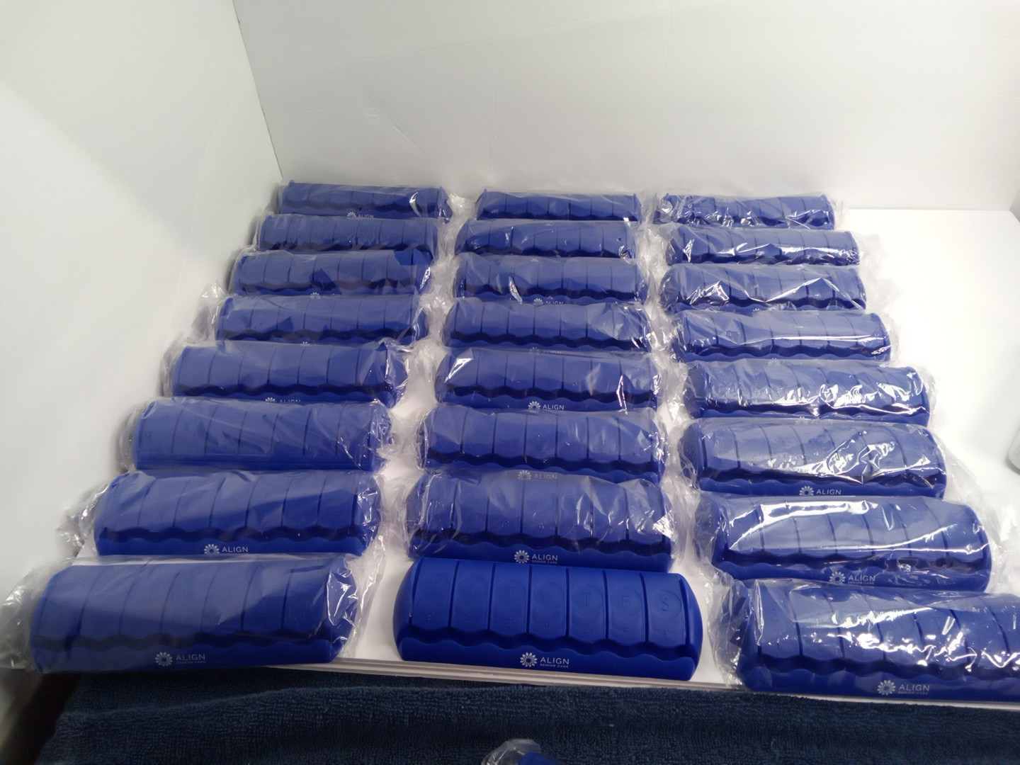 7 Day Pill Organizer With Braille For Elderly- Bulk Lot Of 50  Units