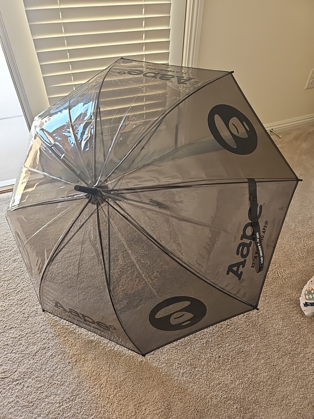 NWT - Rare - AAPE By A bathing APE Black Umbrella