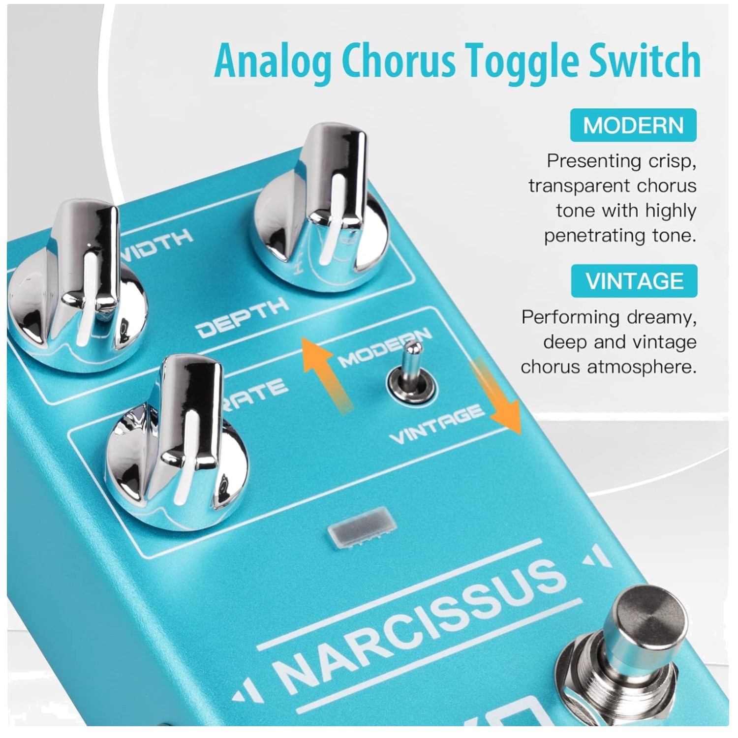 Multiple Chorus Effects Pedal - Surreal to Fierce Distortion