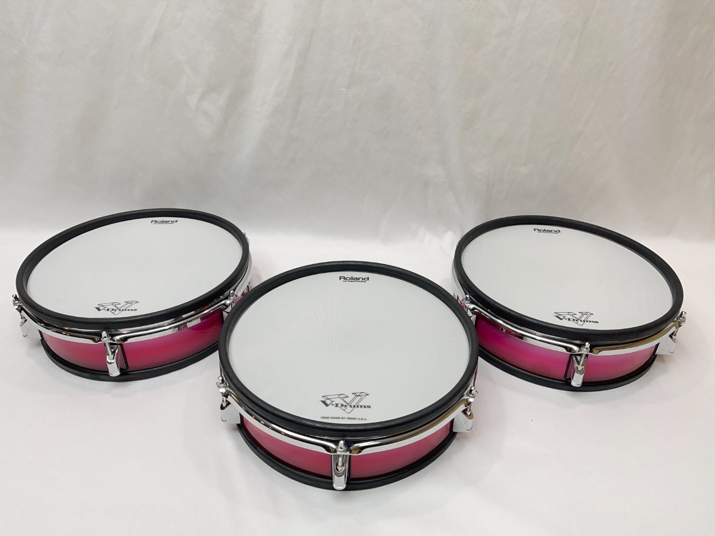 Roland PD-120 RED V Drum 12" Mesh Head PD120 THREE PACK