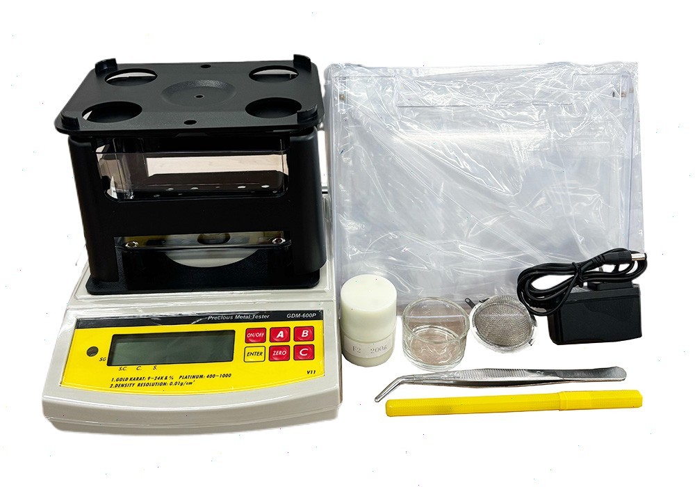 Gold Purity Tester Analyzer with Range 0.005-600g Precision 0.005g for Platinum