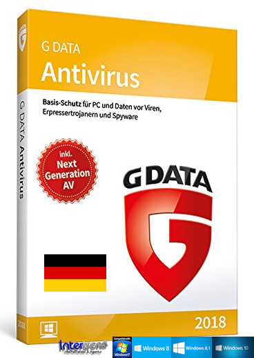 G Data Antivirus 2018 Full Version 1 PC & Manual (PDF) Download NEW