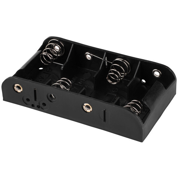 (1 pc) 4 x C Cell Battery Casing Housing Enclosure Holder with Solder Tabs