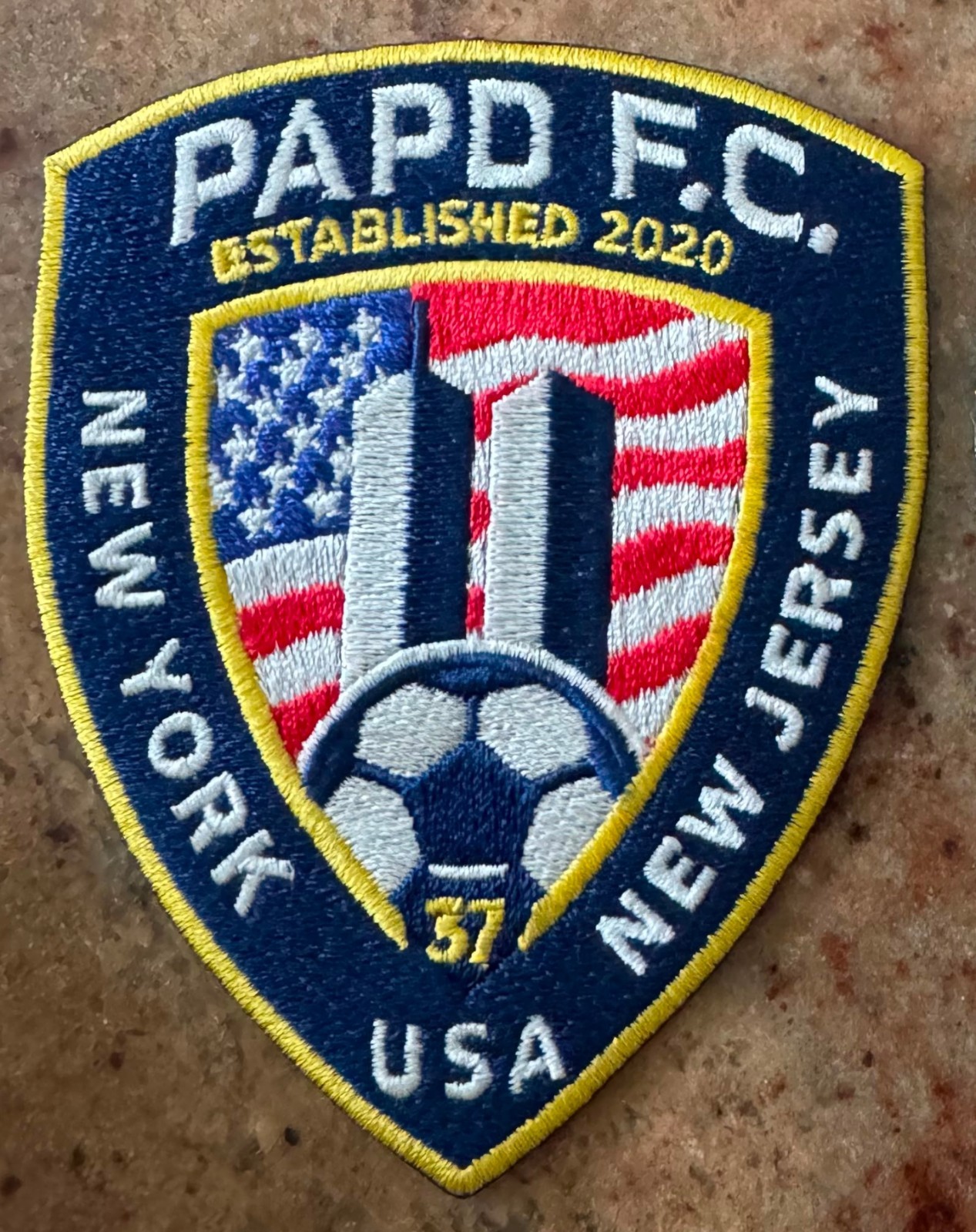 Port Authority Police Department Football Club (PAPDFC) USA World Cup  Patch