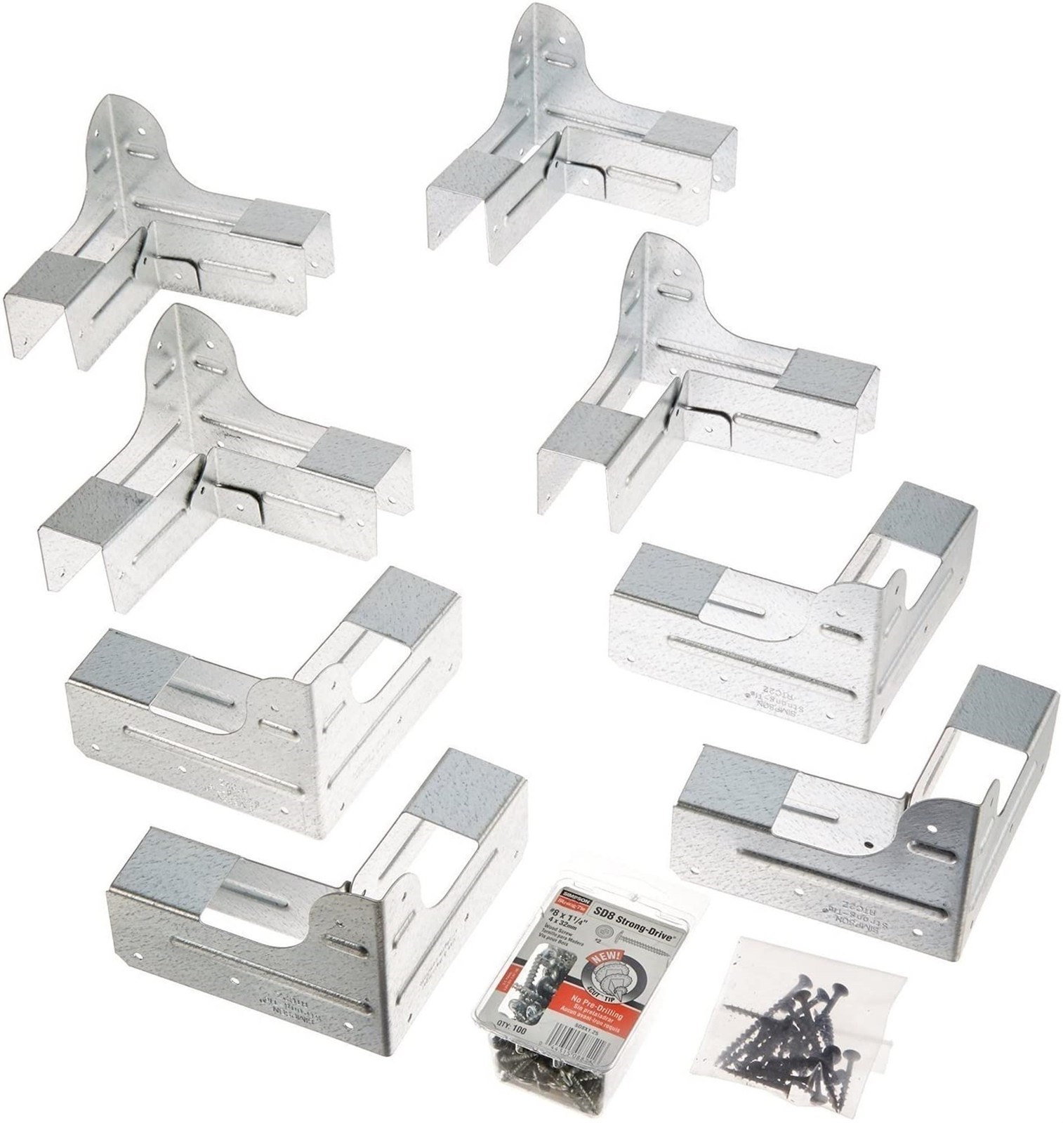 Simpson Strong-Tie Workbench and Shelving Kit with Brackets, Screws, and Plans