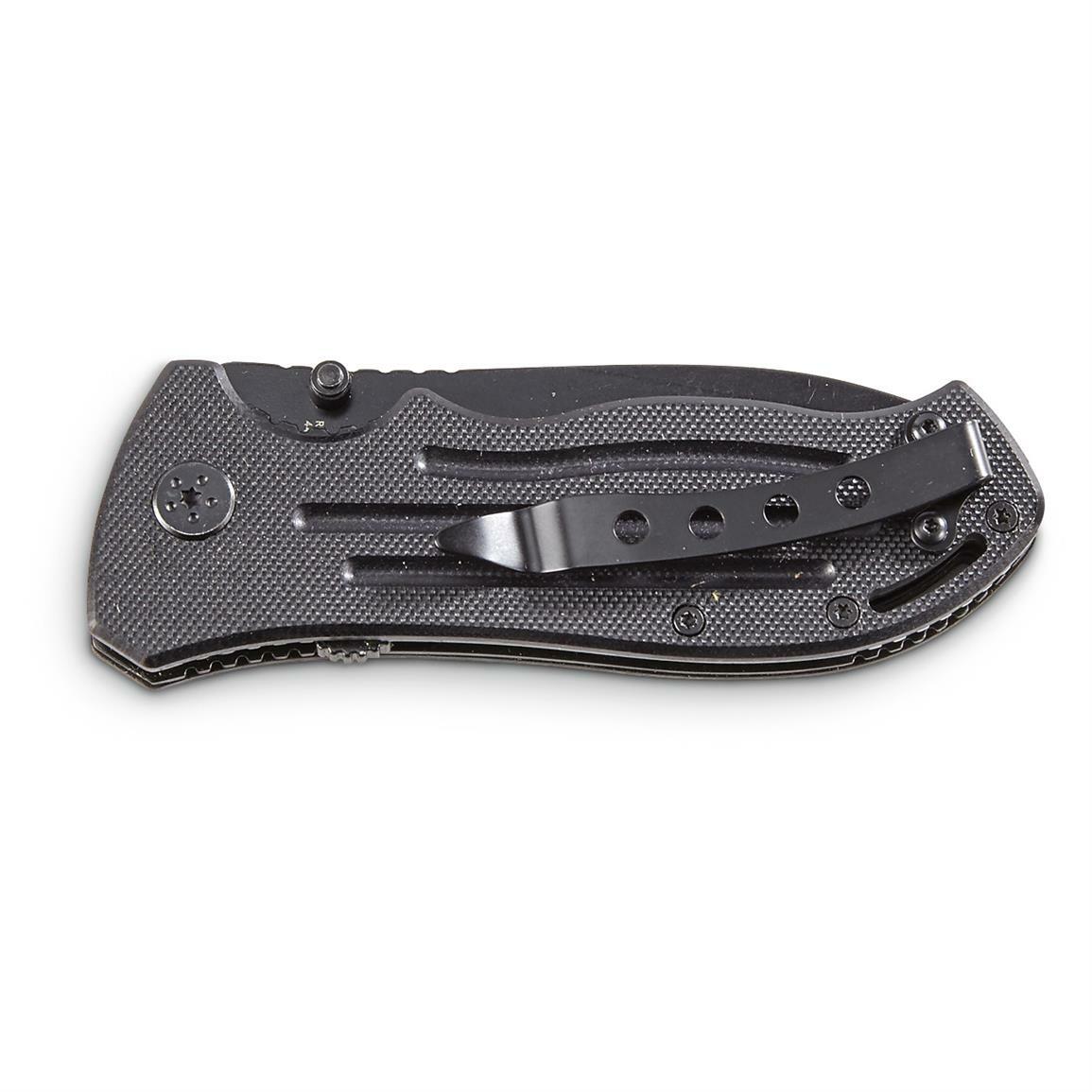 NIP RUKO Thresher Tactical Assisted Open Folding Knife 3 3/8" Blade