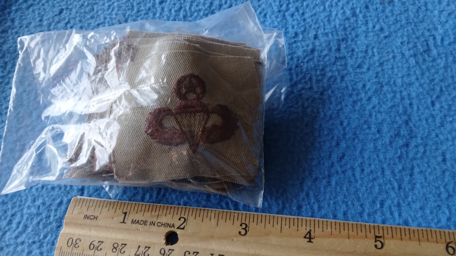 BUNDLE OF 20 - U.S. ARMY DESERT MASTER PARACHUTIST Badge Sew-On PATCHES - NEW