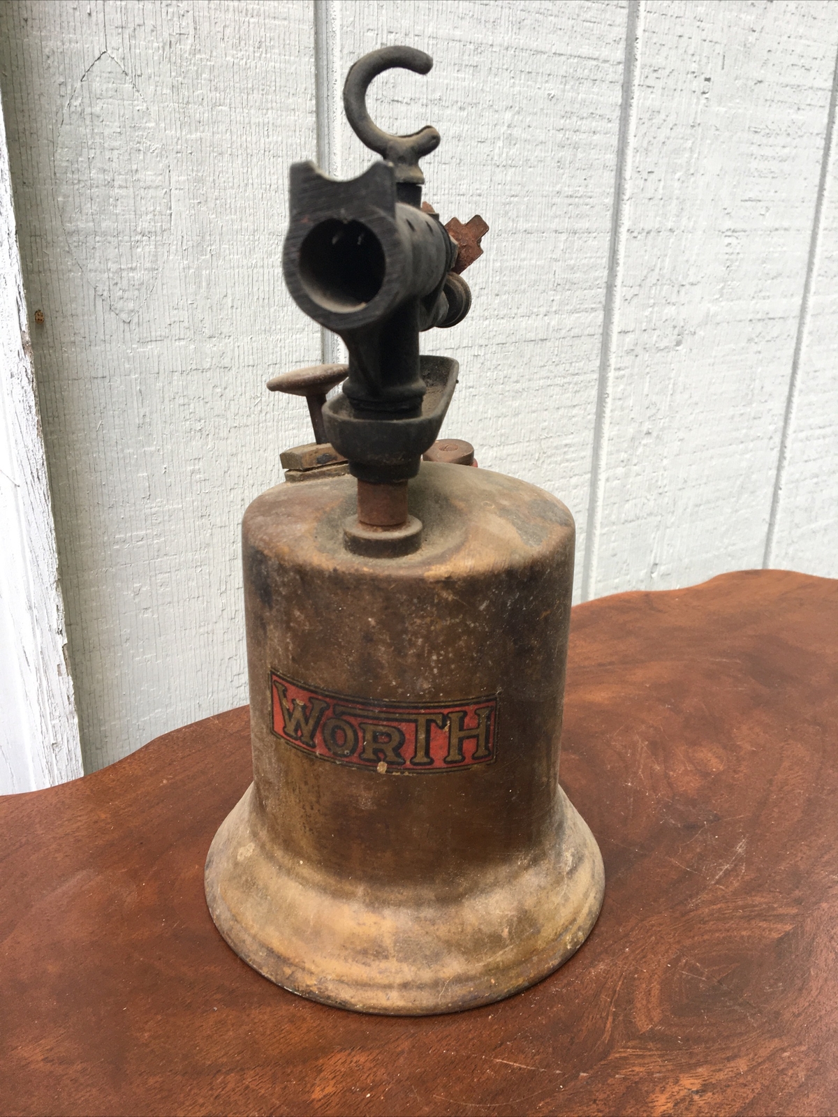 Worth Brass Torch Vintage  10” High x 5.5” Diameter