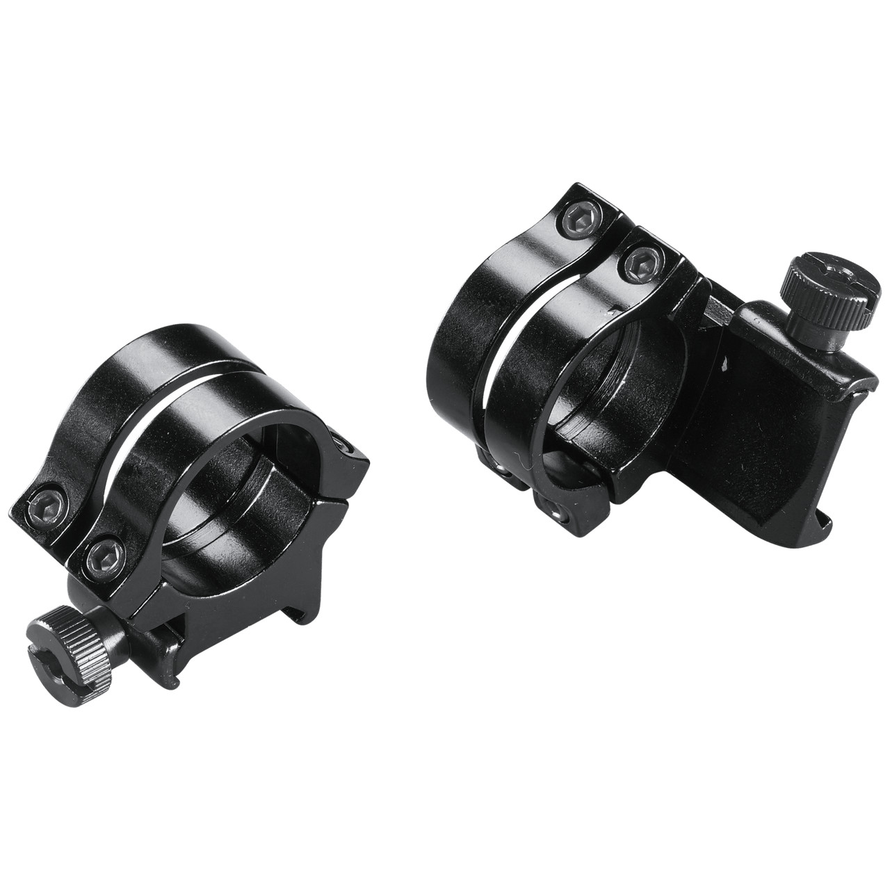 Weaver Scope Rings Detachable Quad Lock 1" High Extension Black 49062