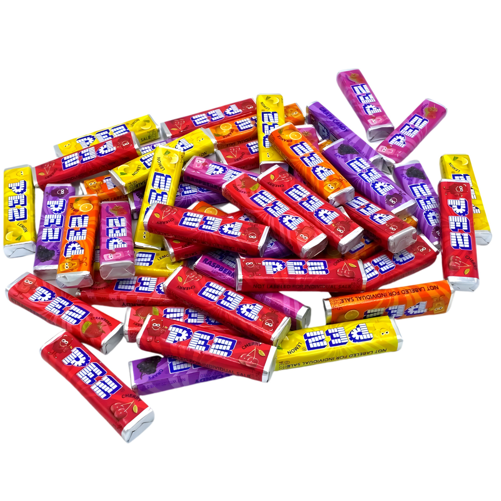 PEZ Refills 1 Pound Bulk Candy Assorted Fruit Flavors