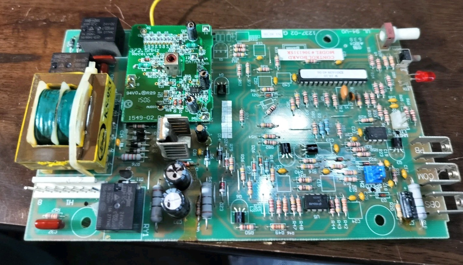 Wayne Dalton 3014 Garage Door Logic Board   "MAIL IN REPAIR SERVICE ONLY"