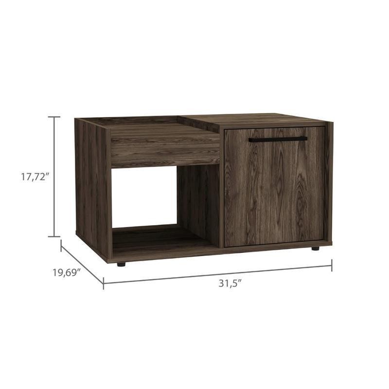 Andria Coffee Table (Dark Walnut)