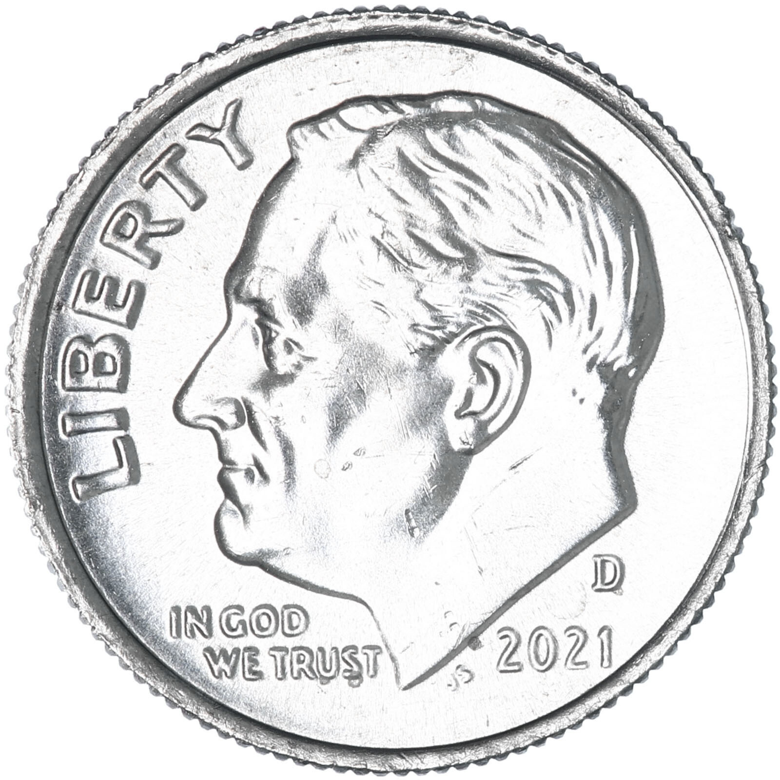 2021 D Roosevelt Dime BU US Coin