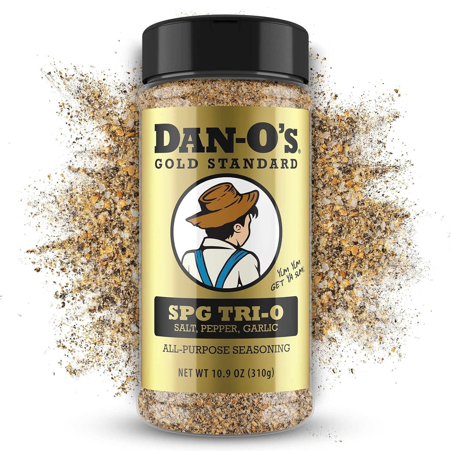 Dan-O’s SPG Tri-O Seasoning – Salt Pepper Garlic All Purpose Rub