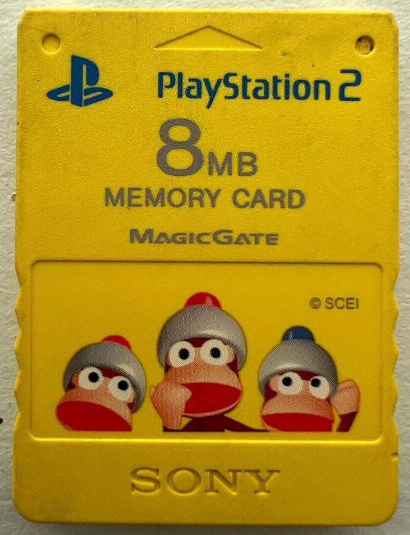 Sony PlayStation 2 PS2 Memory Card 8MB Ape Escape Rare