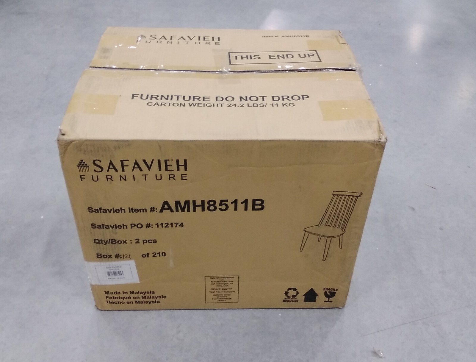 Safavieh Burris Side Chair, Reduced Price 2172700577 AMH8511B