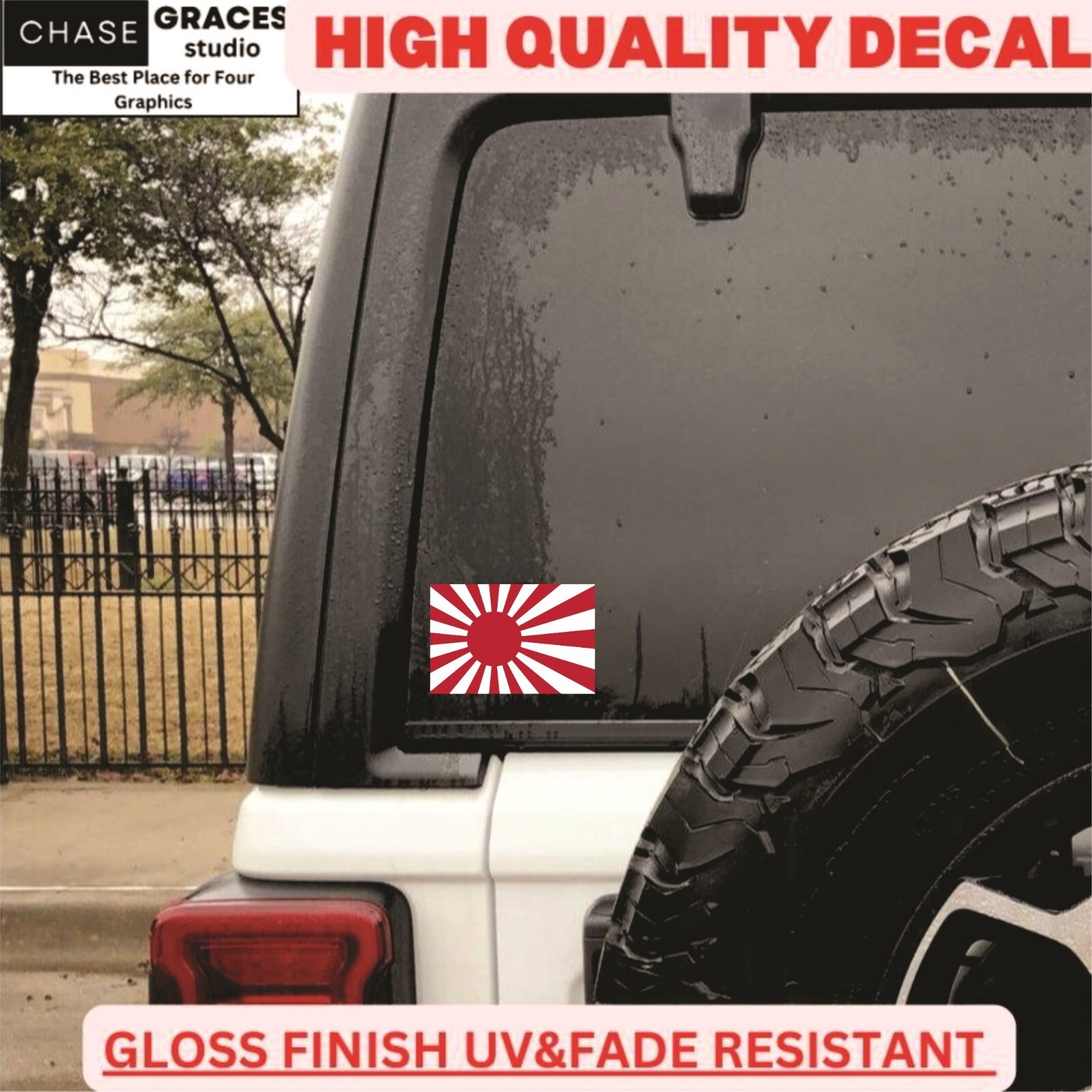 Japan Rising Sun Flag Sticker Decal Vinyl japanese rising sun naval many size