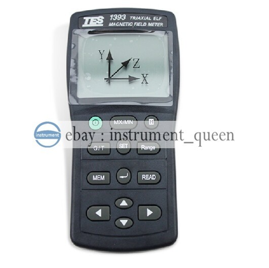 TES-1393 EMF Tester Gauss Electromagnetic Field Meter !!NEW!!